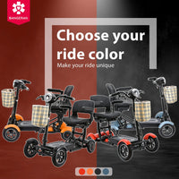 Fold & Travel Mobility Mobility Scooter Scooter Cruiser City Medical Mobility Big Seat White