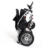 Heavy Duty Electric Wheelchair 22" Wide Seat Foldable Power Wheelchair - SILVER