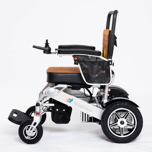 Fauteuil roulant électrique télécommandé avec batterie au lithium 