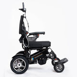 Heavy Duty Electric Wheelchair 22" Wide Seat Foldable Power Wheelchair - BLACK