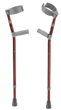 Complete Medical Mobility Products Pediatric Forearm Crutches(pr) Knight Blue 4'4"-5'5" Ht