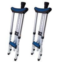Complete Medical Mobility Products Carex Folding Crutches, Pair Universal Size