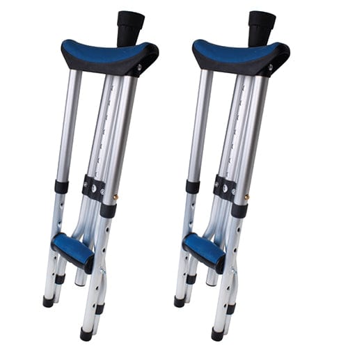 Complete Medical Mobility Products Carex Folding Crutches, Pair Universal Size