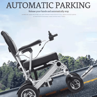 Fold & Travel Mobility Electric Wheelchair Super Lightweight Folding Electric Wheelchair Ready to Travel 43 lbs Only