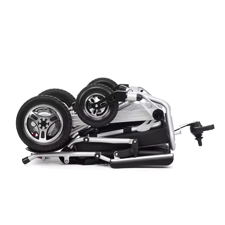 Fold & Travel Mobility Electric Wheelchair Super Lightweight Folding Electric Wheelchair Ready to Travel 43 lbs Only