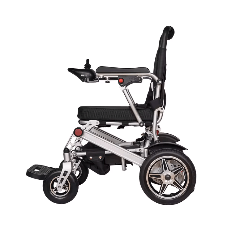 Fold & Travel Mobility Electric Wheelchair Super Lightweight Folding Electric Wheelchair Ready to Travel 43 lbs Only