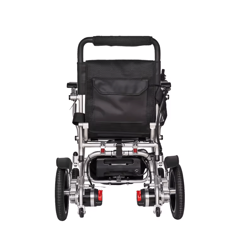 Fold & Travel Mobility Electric Wheelchair Super Lightweight Folding Electric Wheelchair Ready to Travel 43 lbs Only