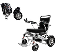 Fold & Travel Mobility Electric Wheelchair Folding Heavy Duty Electric Wheelchair - 400 lbs - 500W - 14Miles