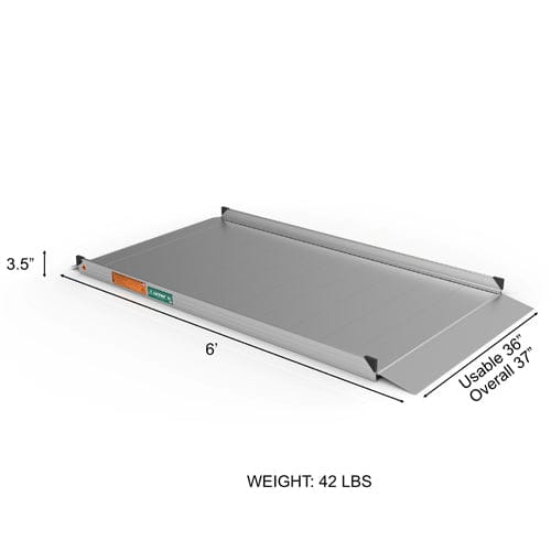Complete Medical Wheelchairs & Accessories Gateway Solid Surface Portable 3G Ramp, 6', Aluminum
