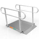 Complete Medical Wheelchairs & Accessories Portable Ramp, Solid Surface 4' w/Handrails Two-Line 3G