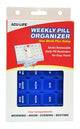 Complete Medical Aids to Daily Living Pill Organizer Weekly w/28 Com One Week Plus Today' Blue