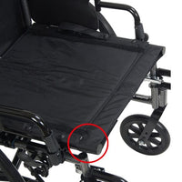 Complete Medical Wheelchairs & Accessories K3 Wheelchair Ltwt 20" w/DDA & ELR Cruiser III
