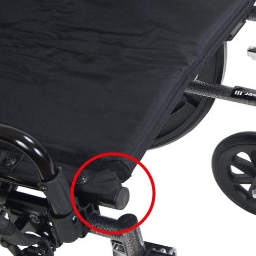 Complete Medical Wheelchairs & Accessories K3 Wheelchair Ltwt 20" wDDA & S/A Footrests Cruiser III