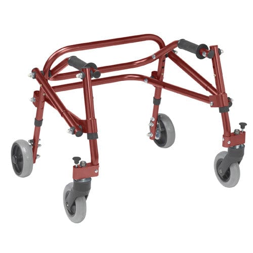 Complete Medical Mobility Products Walker Posterior Nimbo Extra Small, Castle Red