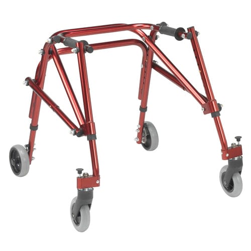Complete Medical Mobility Products Nimbo Posterior Walker Large Without Seat Castle Red