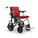 Fold & Travel Mobility WHEELCHAIR KANO( Red) - Foldable Electric Wheelchair, Travel Size, User-Friendly