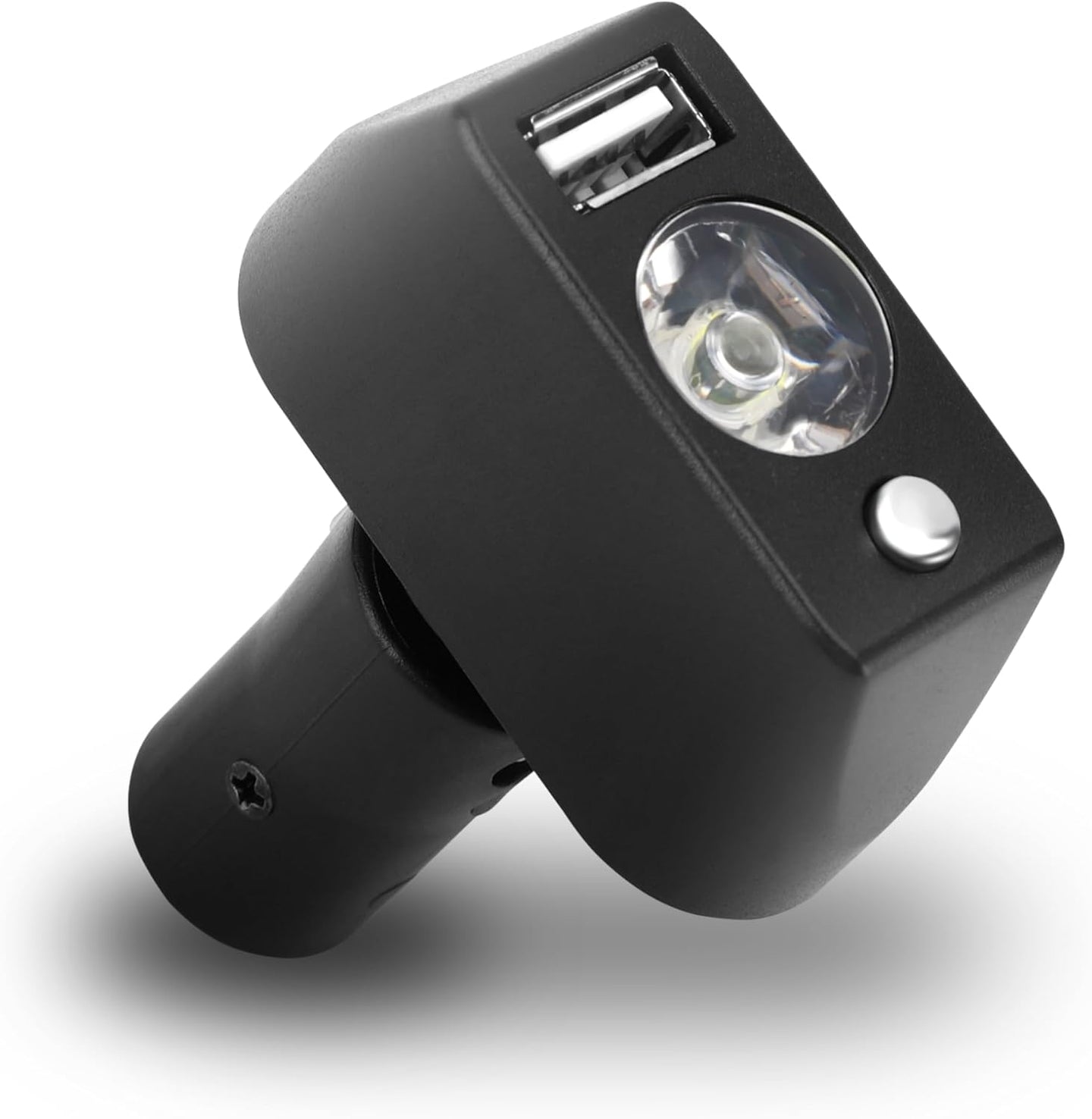 Fold & Travel Mobility Spare Parts LED Electric Wheelchair Light, Button Operation Power Wheelchair Lighting Controller Adjustable Angle 3 Pin XLR Head for Night