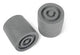Complete Medical Mobility Products Walker Tip Replacements Gray 1" (I.D.) Set/2