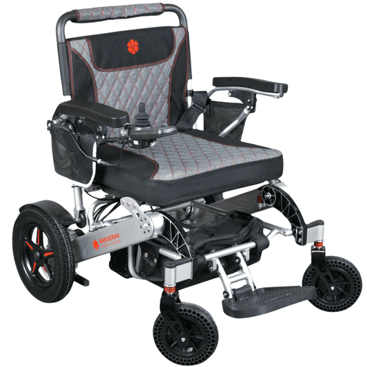 Fold & Travel Mobility Electric Wheelchair Mammoth 22 Portable Ergonomic Electric Adult Wheelchair