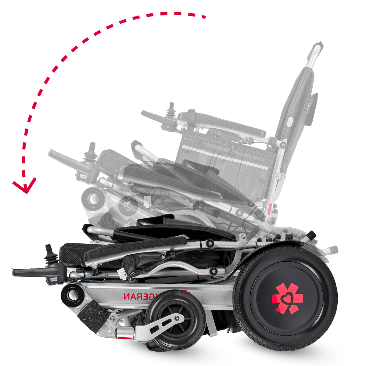 Fold & Travel Mobility Electric Wheelchair Mammoth EX Auto Fold