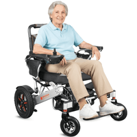 Fold & Travel Mobility Electric Wheelchair Mammoth Ergonomic All Terrain Compact Electric Wheelchair