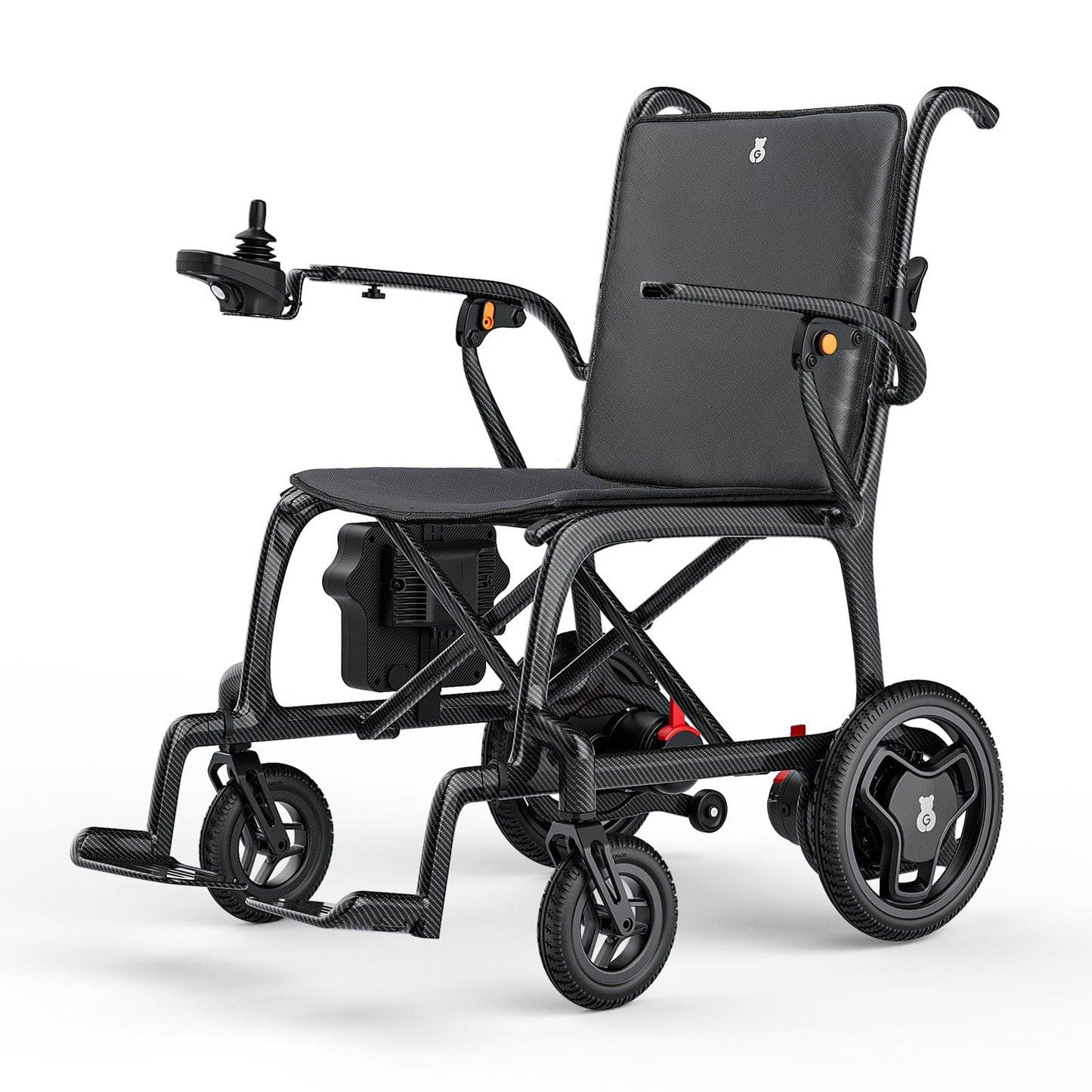 Fold & Travel Mobility Gray Paiseec Carbon Fiber Electric Wheelchair Q5