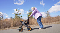 Fold & Travel Mobility Paiseec 2-in-1 Electric Wheelchair W1 Lightweight Foldable Compact