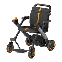 Fold & Travel Mobility Gray / LEFT Paiseec 2-in-1 Electric Wheelchair W1 Lightweight Foldable Compact