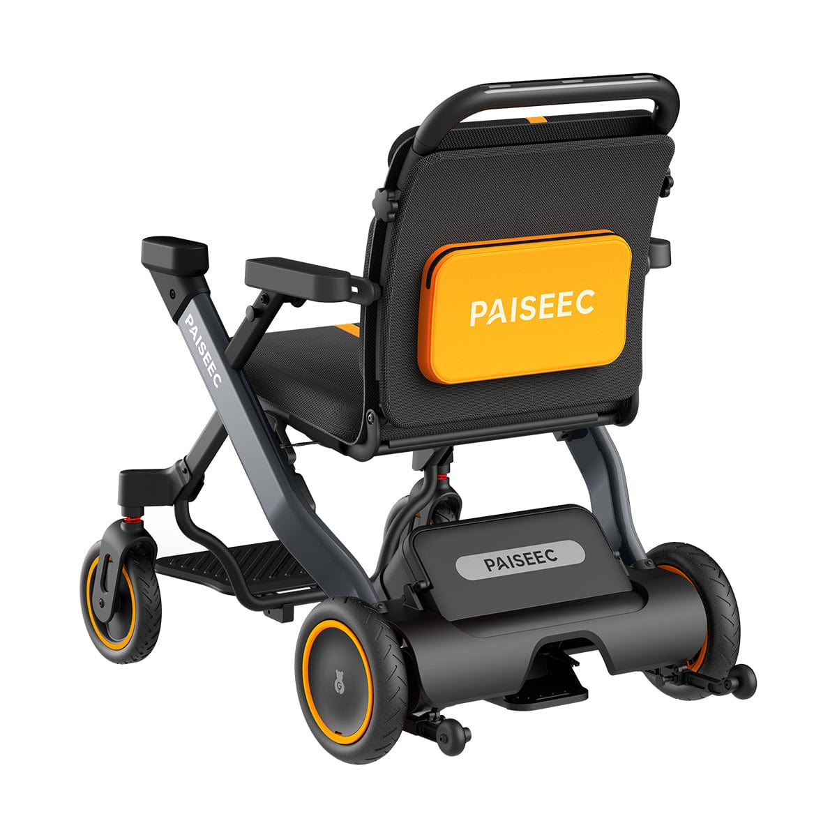 Fold & Travel Mobility Paiseec 2-in-1 Electric Wheelchair W1 Lightweight Foldable Compact