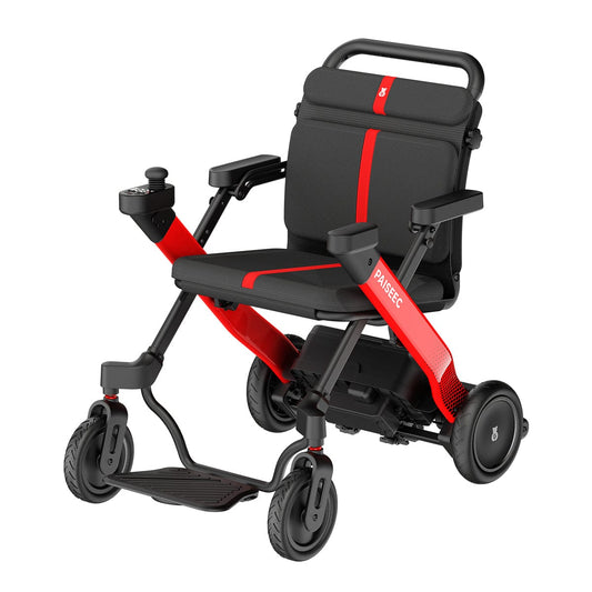 Paiseec 2-in-1 Electric Wheelchair W1 Lightweight Foldable Compact