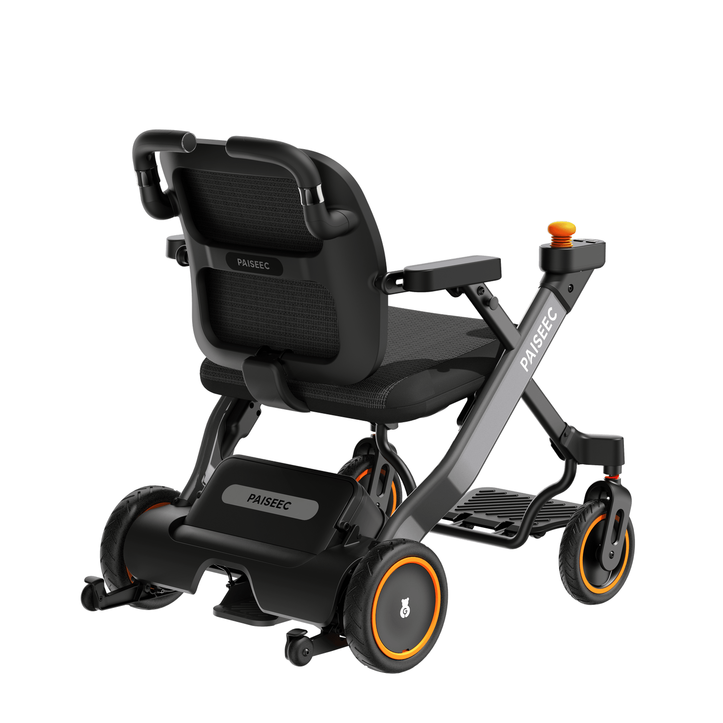 Fold & Travel Mobility Paiseec 3-in-1 Electric Wheelchair Smart Walker Rollator Transport Wheelchair W3