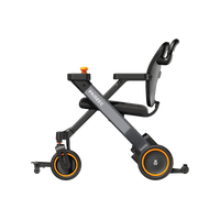 Fold & Travel Mobility Paiseec 3-in-1 Electric Wheelchair Smart Walker Rollator Transport Wheelchair W3