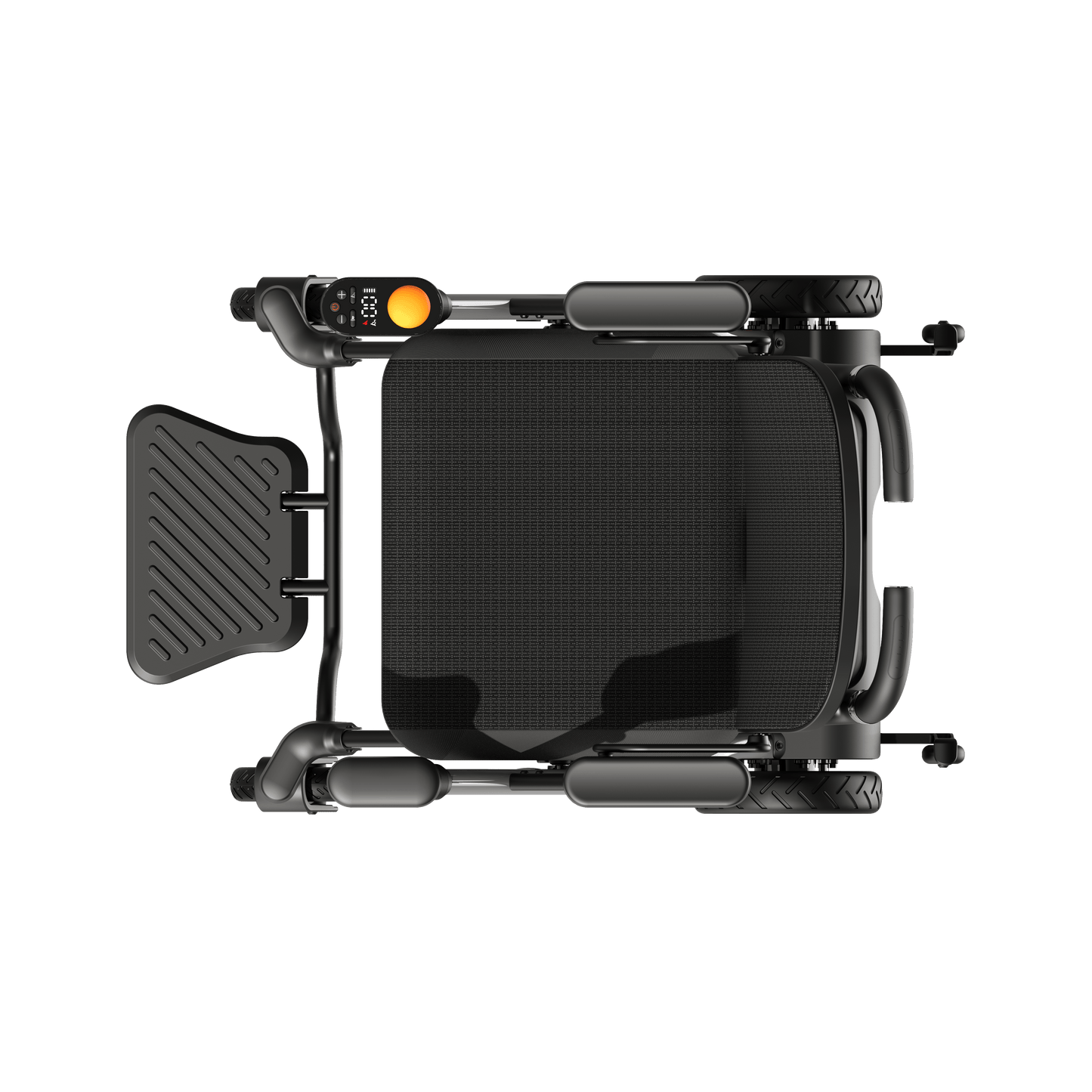 Fold & Travel Mobility Paiseec 3-in-1 Electric Wheelchair Smart Walker Rollator Transport Wheelchair W3