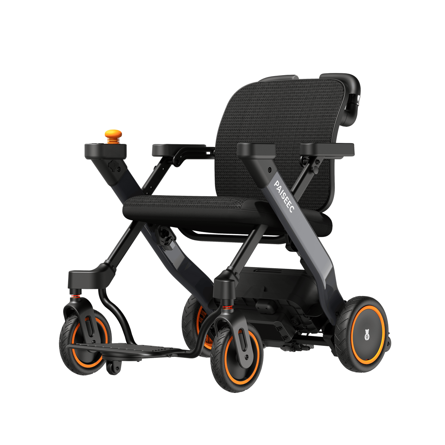 Fold & Travel Mobility Paiseec 3-in-1 Electric Wheelchair Smart Walker Rollator Transport Wheelchair W3