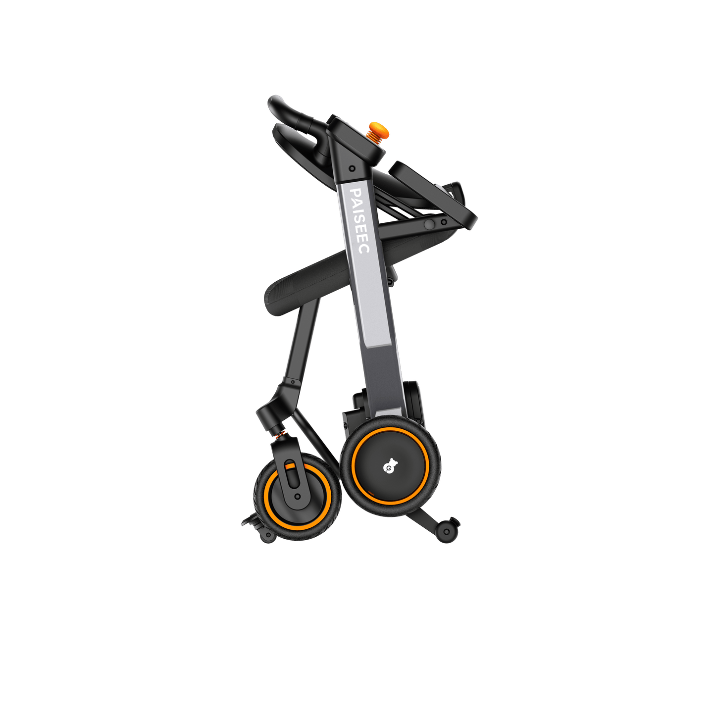 Fold & Travel Mobility Paiseec 3-in-1 Electric Wheelchair Smart Walker Rollator Transport Wheelchair W3