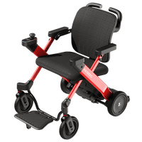 Fold & Travel Mobility Paiseec 3-in-1 Electric Wheelchair Smart Walker Rollator Transport Wheelchair W3