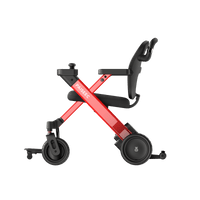 Fold & Travel Mobility Paiseec 3-in-1 Electric Wheelchair Smart Walker Rollator Transport Wheelchair W3
