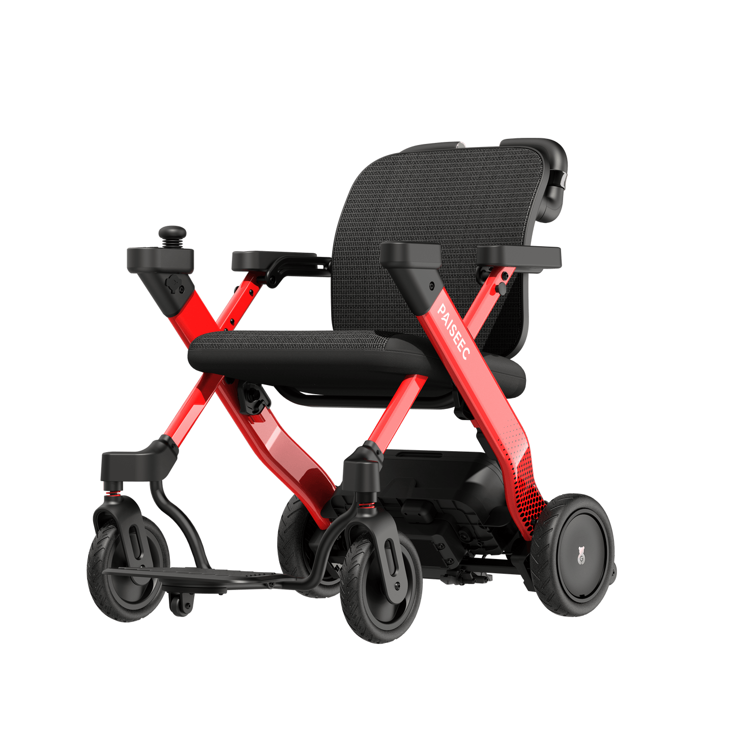 Fold & Travel Mobility Paiseec 3-in-1 Electric Wheelchair Smart Walker Rollator Transport Wheelchair W3