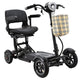 Fold & Travel Mobility Mobility Scooter 4 Wheel Collapsible Portable Electric Powered Wheelchair - Black color