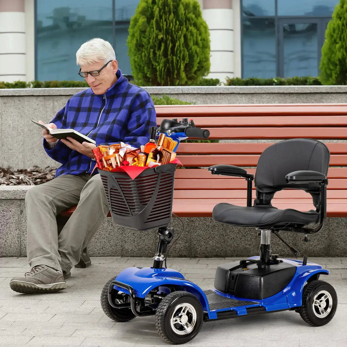 Fold & Travel Mobility accessibility equipment 4 Wheel Travel Scooter W3431