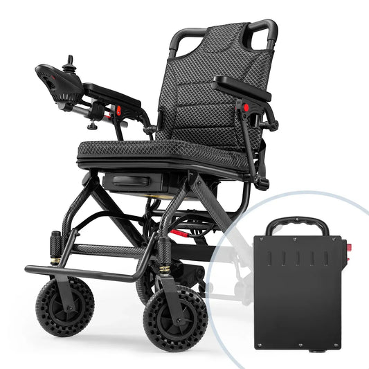 Fold & Travel Mobility accessibility equipment Backup Battery for Power Wheelchair