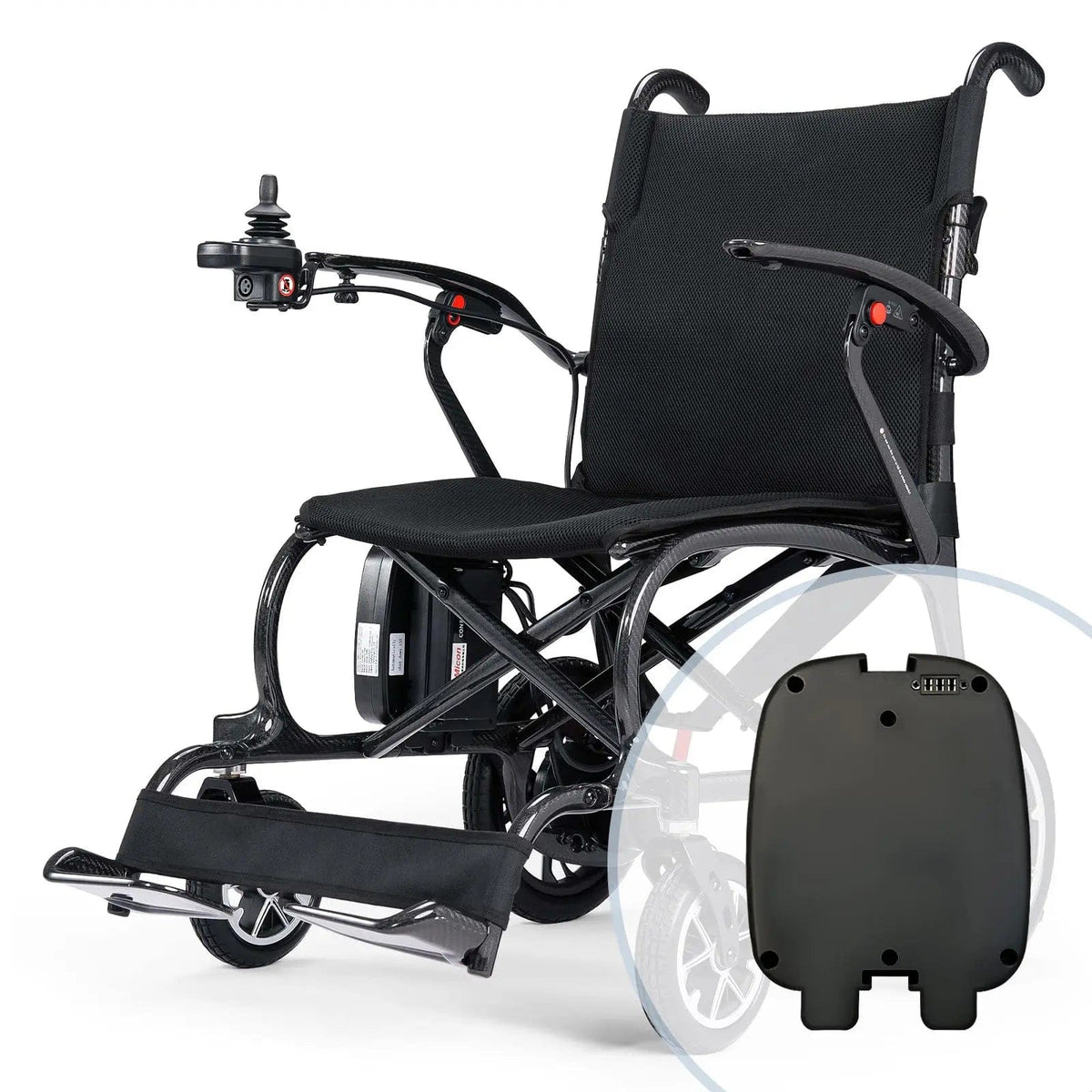 Fold & Travel Mobility accessibility equipment Backup Battery for Power Wheelchair