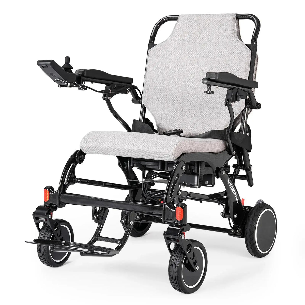 Fold & Travel Mobility accessibility equipment Wireless Charging and LCD Display Electric Wheelchair DC01
