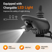 Fold & Travel Mobility accessibility equipment 160° Adjustable Backrest Reclining Electric Wheelchair E310S