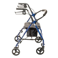 Complete Medical Mobility Products Rollator Steel Blue w/6" Whls Knocked-Down