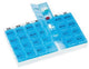 Complete Medical Aids to Daily Living MediChest 6 7/8"x4 1/2"x7/8" 7-Day w/4 Compartments per day