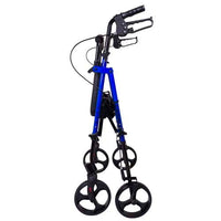 Complete Medical Mobility Products Rollator, Aluminum, Height Adjustable, Blue