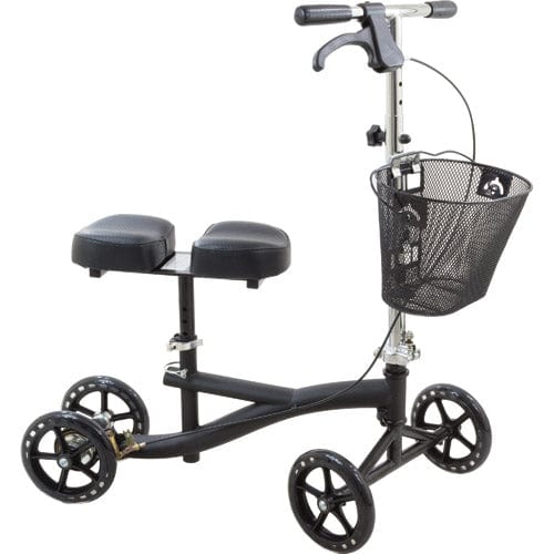 Complete Medical Mobility Products Knee Scooter, Deluxe, Roscoe Black