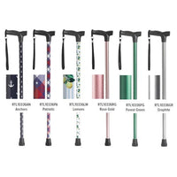 Complete Medical Mobility Products Comfort Grip Cane,Forest Green Fashion Color - Forest Green