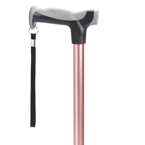 Comfort Grip Cane, Rose Gold Fashion Color - Rose Gold
